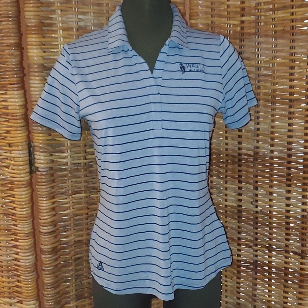 Wailea Maui Hawaii Adidas Golf Polo Shirt M